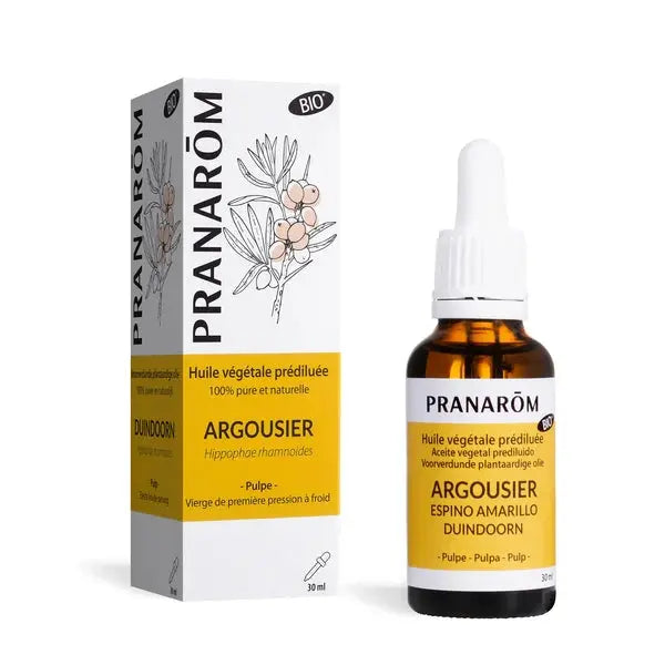PRANARÔM Huile Végétale d'Argousier BIO 50 ml Lariboisière Shop