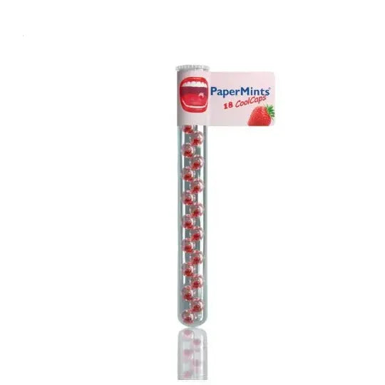 PaperMints – 18 CoolCaps Menthe Fraise Lariboisière Shop