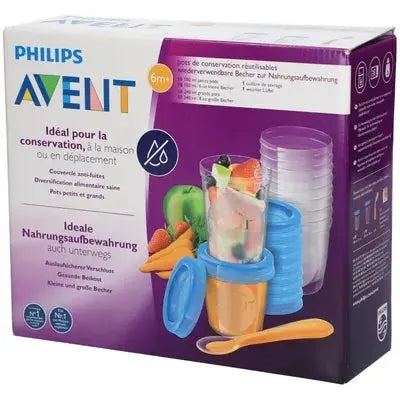 Philips Avent Pots de Conservation – Lot de 10 x 180 ml + 10 x 240 ml Lariboisière Shop