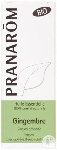 Pranarom Huile essentielle gingembre - bio, 5ml Lariboisière Shop