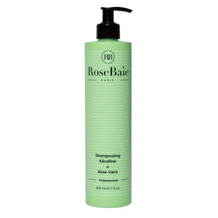 Rosebaie ALOE VERA - Shampoing à La Kératine Professionnel, 500ml Lariboisière Shop