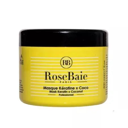 Rosebaie masque à la kératine x l’huile de coco 500ml Lariboisière Shop