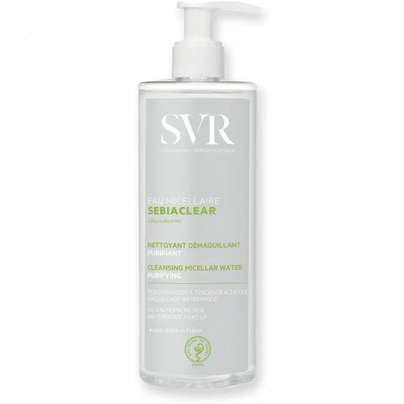 SVR SEBIACLEAR Eau micellaire 400ml - Lariboisière Shop