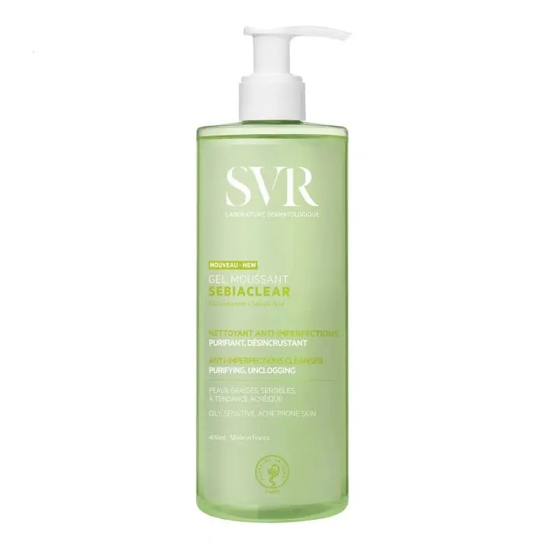 SVR SEBIACLEAR Gel moussant 400ml - Lariboisière Shop