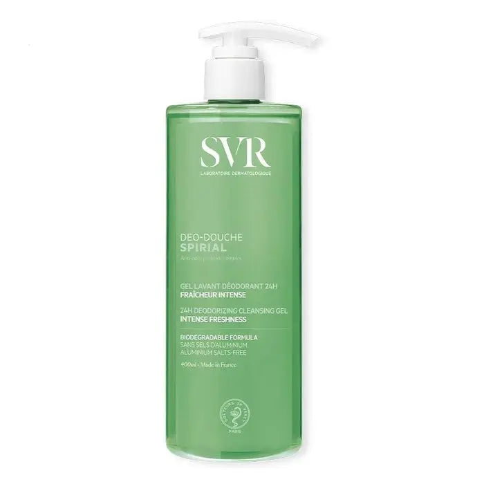 SVR SPIRIAL - Déo-Douche Gel Lavant Déodorant 24h, 400ml Lariboisière Shop