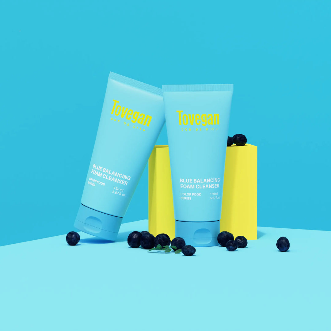 Tovegan - Blue Balancing Foam Cleanser - 150 ml Lariboisière Shop