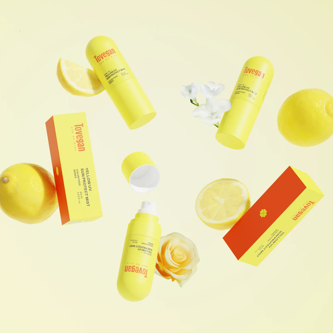 Tovegan - Yellow UV Sun Protect Mist Brume SPF 50+ 60ml Lariboisière Shop
