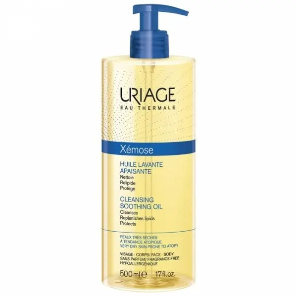 Uriage Xémose Huile lavante apaisante 1L - Lariboisière Shop