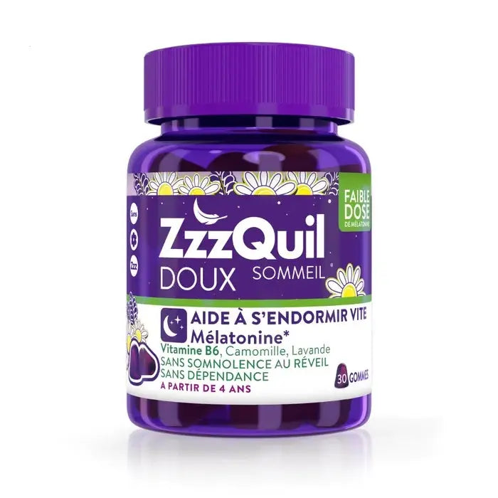 ZzzQuil Sommeil Doux – Goût Fruits des Bois, 30 gommes Lariboisière Shop