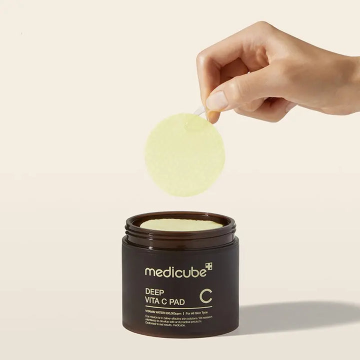 medicube - Deep Vita C Pad - Disques éclaircissant à la vitamine C Pharmacie Lariboisière Shop