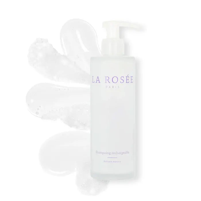 La Rosée Flacon de Shampoing en Verre Rechargeable (Vide) 200 ml