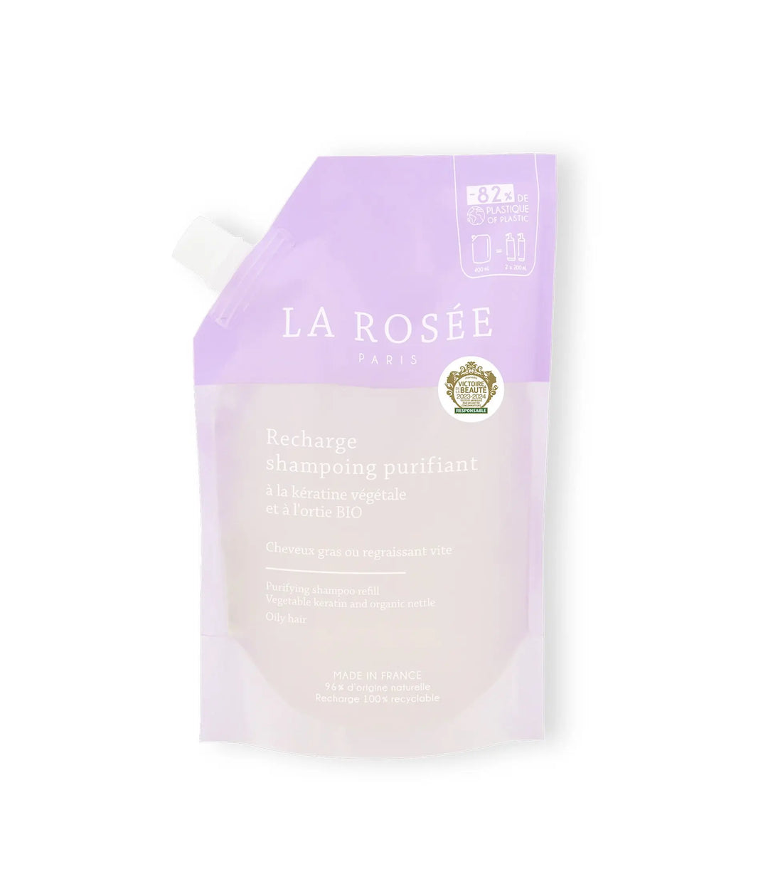 La Rosée Recharge Shampooing Purifiant 400ml