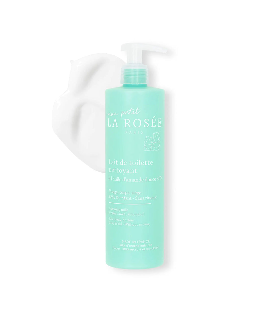 Mon Petit La Rosée Lait de Toilette Nettoyant 400 ml