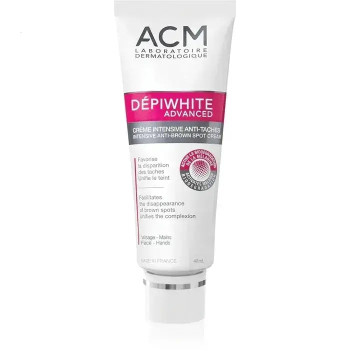 ACM DÉPIWHITE ADVANCED - Crème Intensive Anti-Taches  - Tous Types de Peaux, 40ml Lariboisière Shop