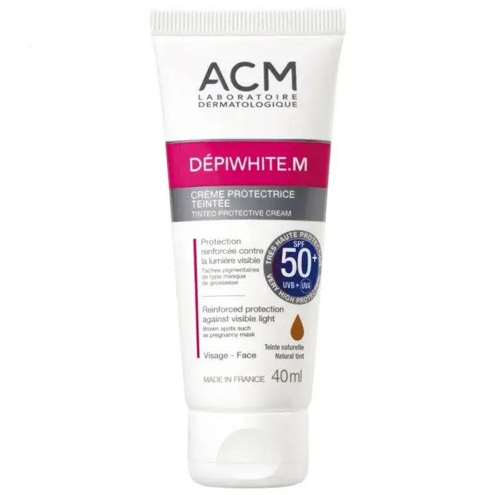 ACM DÉPIWHITE M - Crème Solaire Protectrice Teintée SPF50+ - Visage - 40ml Lariboisière Shop