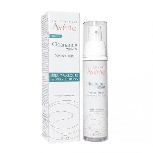 AVENE Cleanance Women Soin Nuit Lissant 30ml - Lariboisière Shop