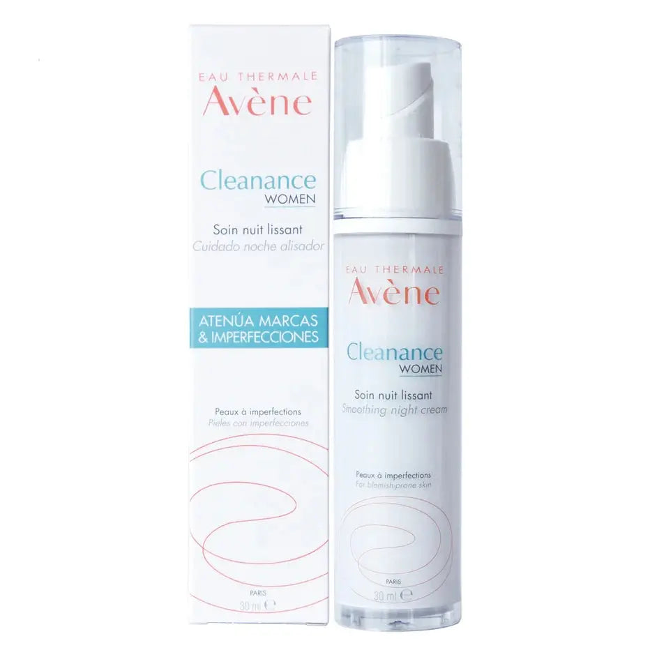 AVENE Cleanance Women Soin Nuit Lissant 30ml - Lariboisière Shop