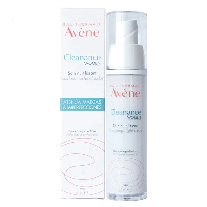 AVENE Cleanance Women Soin Nuit Lissant 30ml - Lariboisière Shop