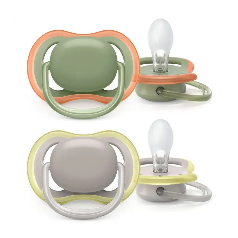 AVENT - Lot de 2 Sucettes Ultra Air Neutre - 6-18M Lariboisière Shop