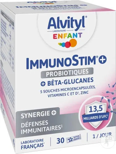 Alvityl ImmunoStim+ Probiotiques 30 Sachets Lariboisière Shop