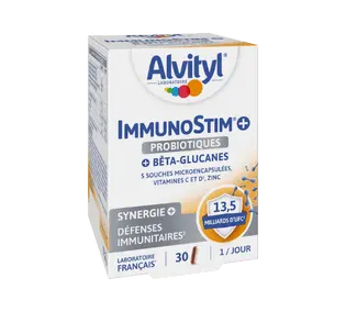 Alvityl ImmunoStim+ est un complément alimentaire Lariboisière Shop