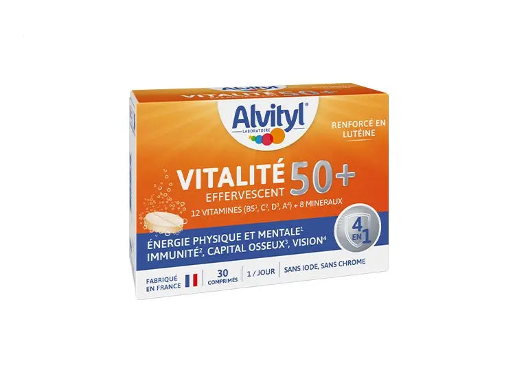 Alvityl Vitalité 50+ Effervescent Lariboisière Shop