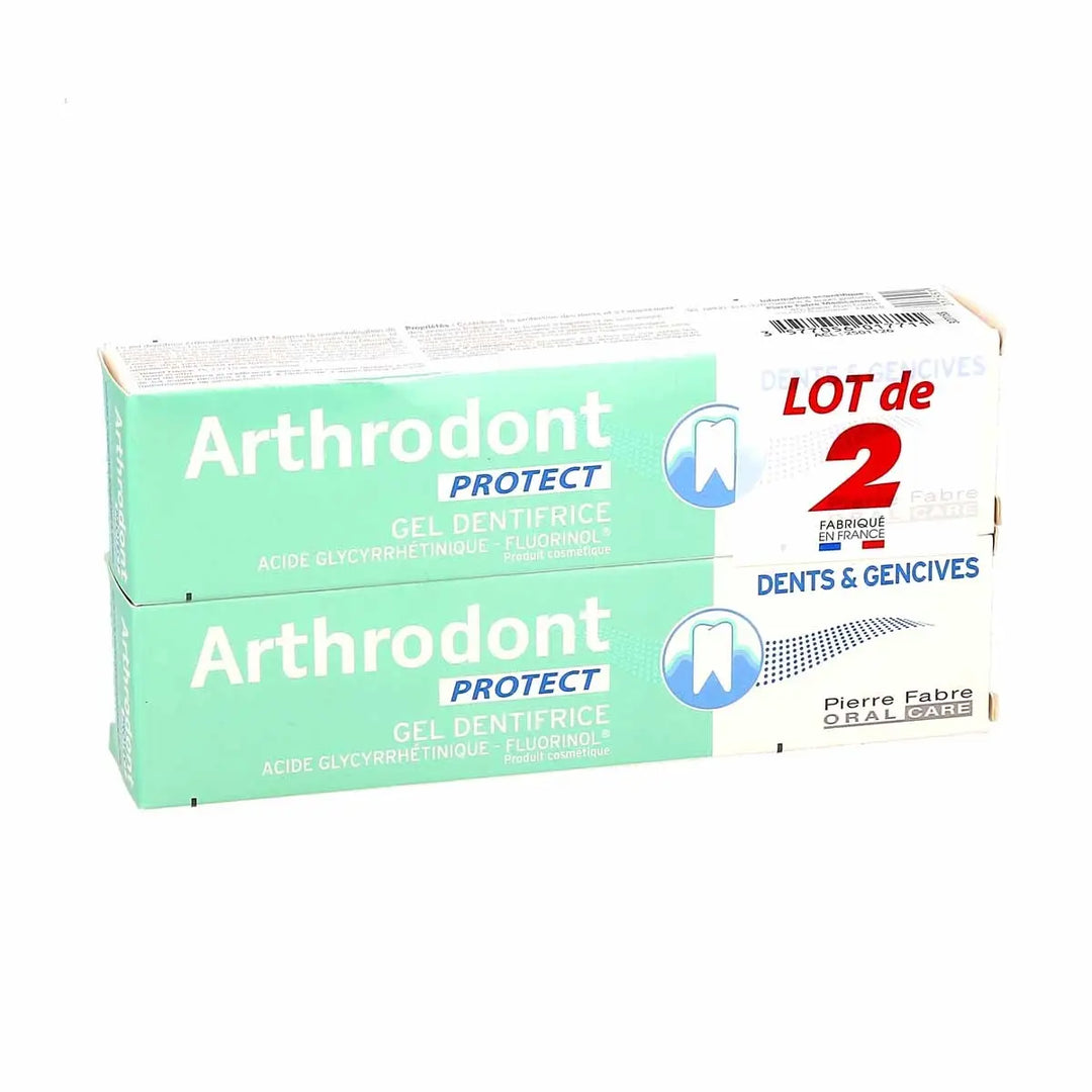 Arthrodont Protect Gel Dentifrice 75 ml x 2 Lariboisière Shop