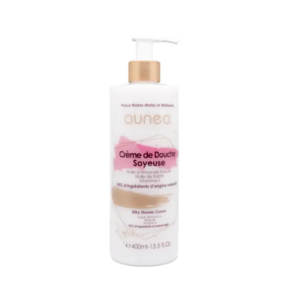 Aunéa Crème de Douche Soyeuse – lot de 2 Flacon pompe 400 ml Lariboisière Shop