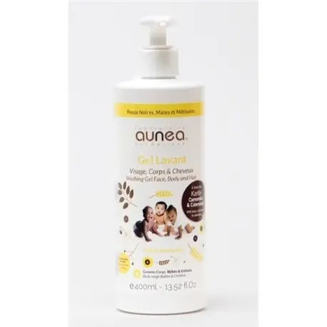 Aunéa Gel Lavant Visage et Corps – Flacon pompe 400 ml Lariboisière Shop