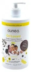 Aunéa Gel Lavant Visage et Corps – Flacon pompe 750 ml Lariboisière Shop