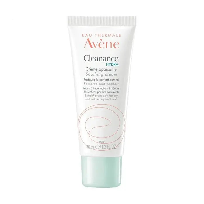 Avene - CLEANANCE HYDRA - Crème Apaisante - Visage - Peaux à Imperfections Irritées et Desséchées - 40ml Lariboisière Shop
