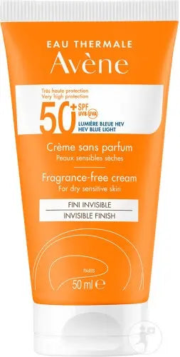 Avène Crème Solaire SPF 50+ sans parfum 50ml Lariboisière Shop