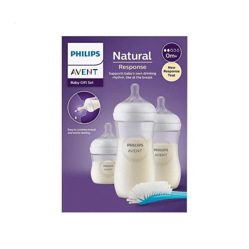 Avent  - Coffret Natural Response - 3 Biberons Neutre Lariboisière Shop