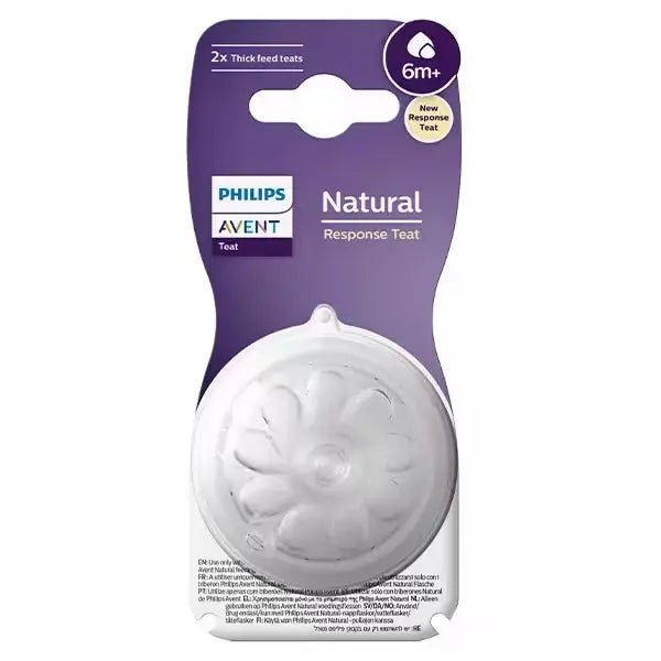 Avent - Lot 2 tétines Natural Response liquides épais Lariboisière Shop