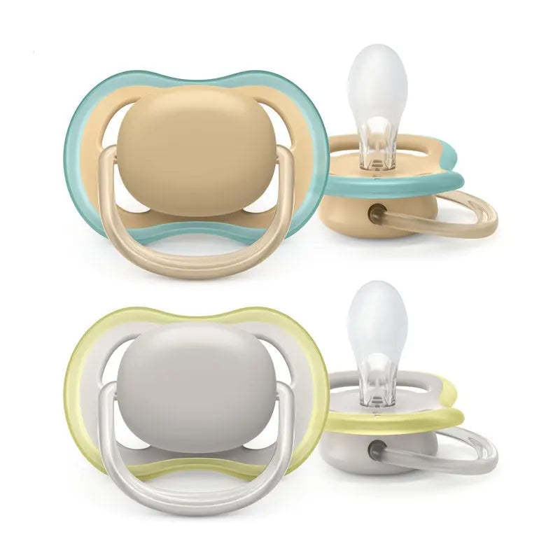 Avent - Lot de 2 Sucettes Neutre Ultra Air 0-6M Lariboisière Shop