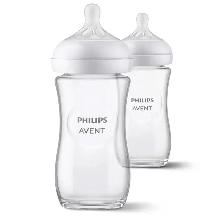 Avent - NATURAL RESPONSE - Biberons en Verre - 1 mois et plus - 2x240ml Lariboisière Shop