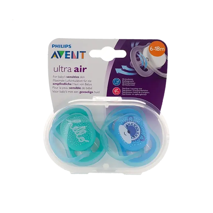 Avent - Sucette Ultra Air Design Pour Bebe 6/18mois - x2 Lariboisière Shop