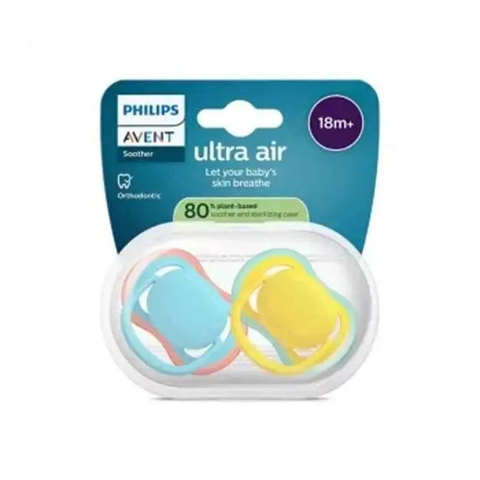 Avent - Sucettes Ultra Air 18 mois et + Mix - Lot de 2 Lariboisière Shop