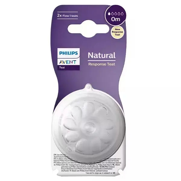 Avent - Tétine Natural Response T1 +0m - Lot de 2 Lariboisière Shop