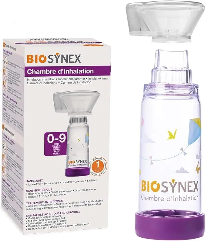 BIOSYNEX - Chambre d'Inhalation - Espaceur pour Inhalateurs  - (0-9 Mois) Lariboisière Shop