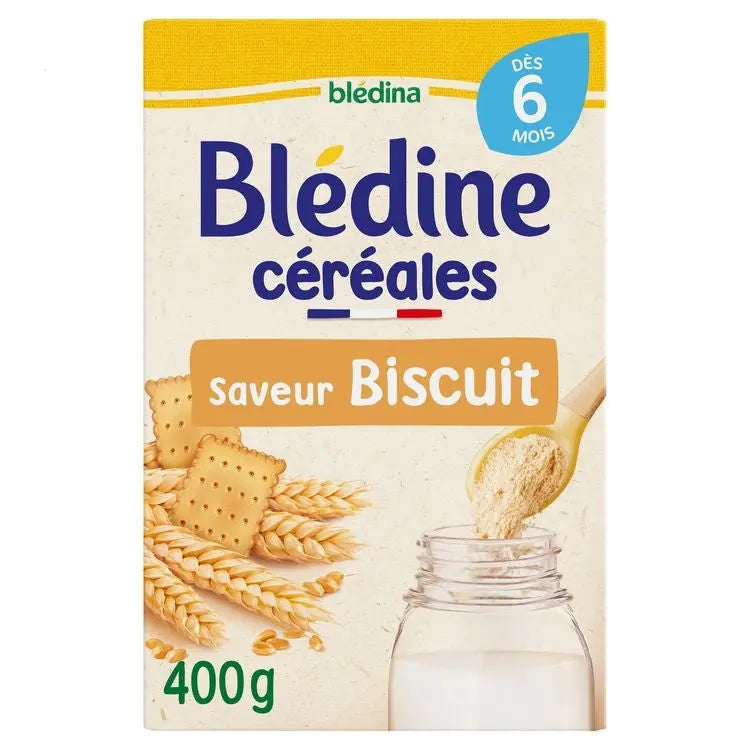 BLEDINA - Blédine Céréales en poudre saveur biscuit - dès 6 mois Lariboisière Shop