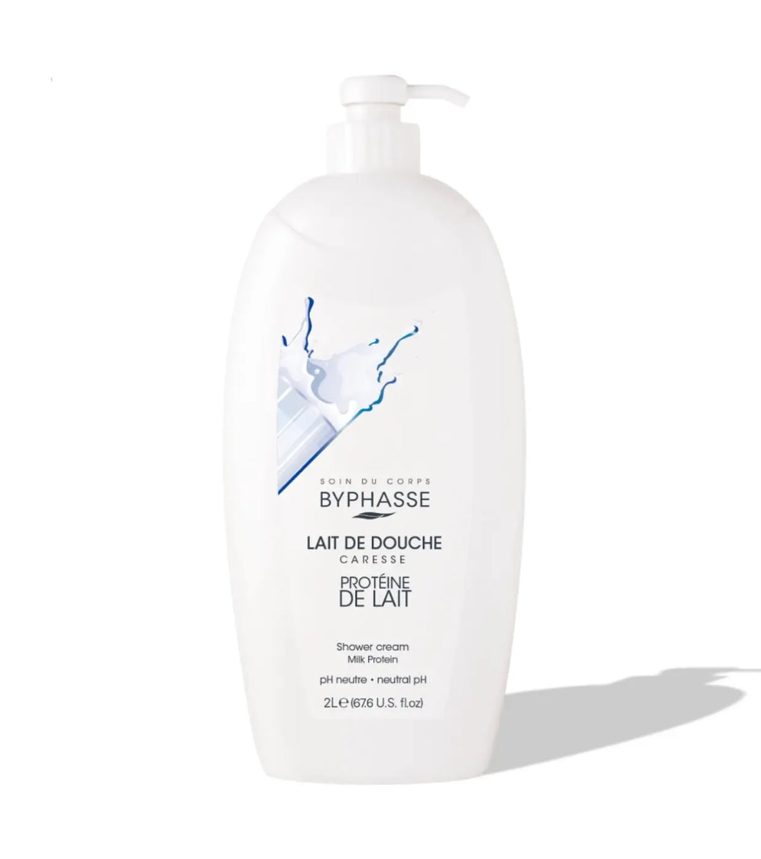 BYPHASSE Lait Douche Protéines de Lait 2 L – Gel Douche Nourrissant et Hydratan Lariboisière Shop