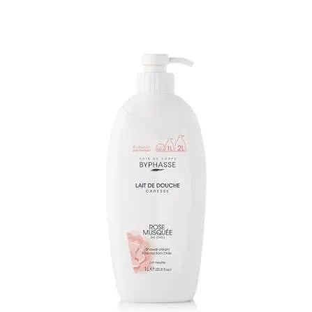 BYPHASSE Lait Douche Rose 1 L – Gel Douche Hydratant au Parfum de Ros Lariboisière Shop