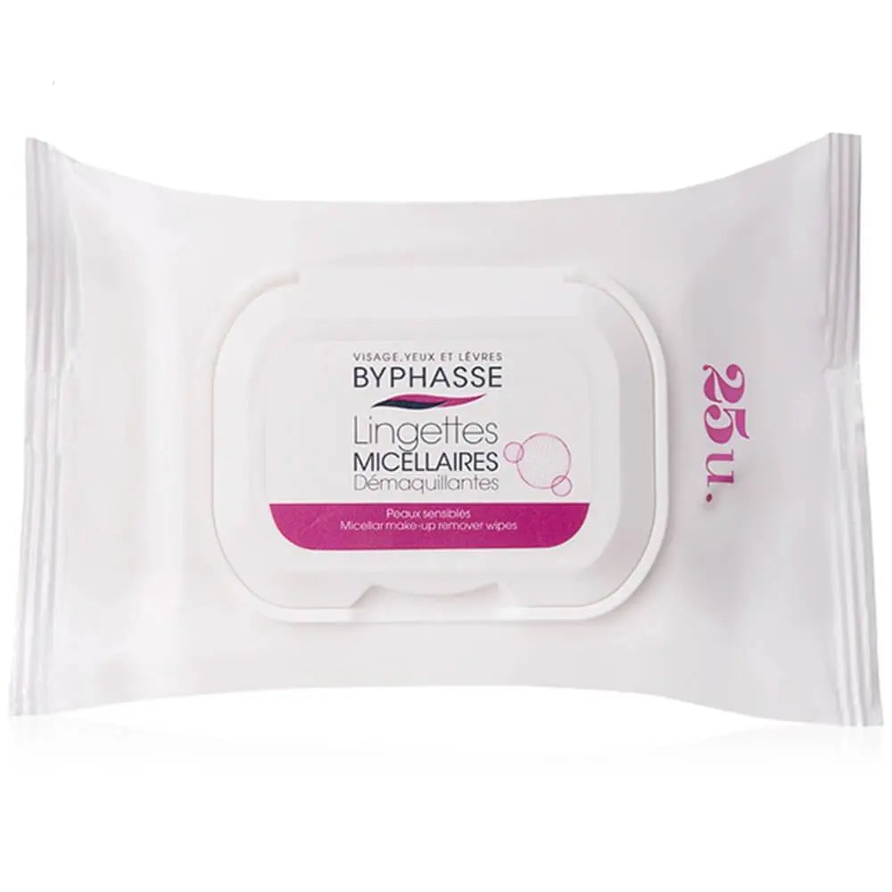 BYPHASSE Lingettes Démaquillantes Water – Nettoyage et Démaquillage en Douceur Lariboisière Shop