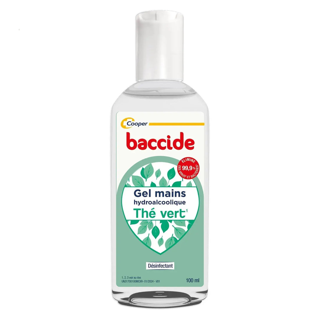 Baccide - Gel Hydroalcoolique Parfum Thé Vert - 100ml Lariboisière Shop