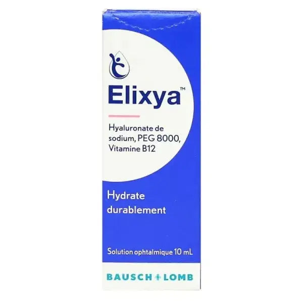 Bausch & Lomb - Elixya - collyre hydratant vitamine B12 - 10ml Lariboisière Shop