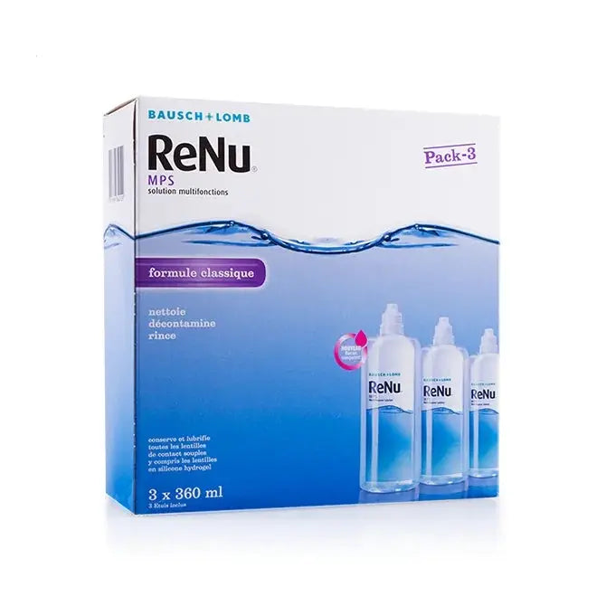 Bausch & Lomb - RENU MPS - Solution Multifonctions Pack Eco - 3x360ml Lariboisière Shop