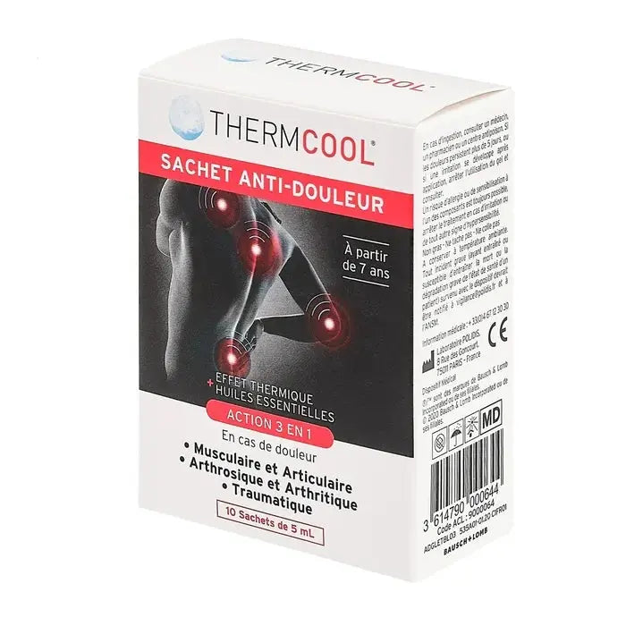 Bausch & Lomb - THERMCOOL - Sachet Anti-Douleur - 10 Sachets de 5ml Lariboisière Shop
