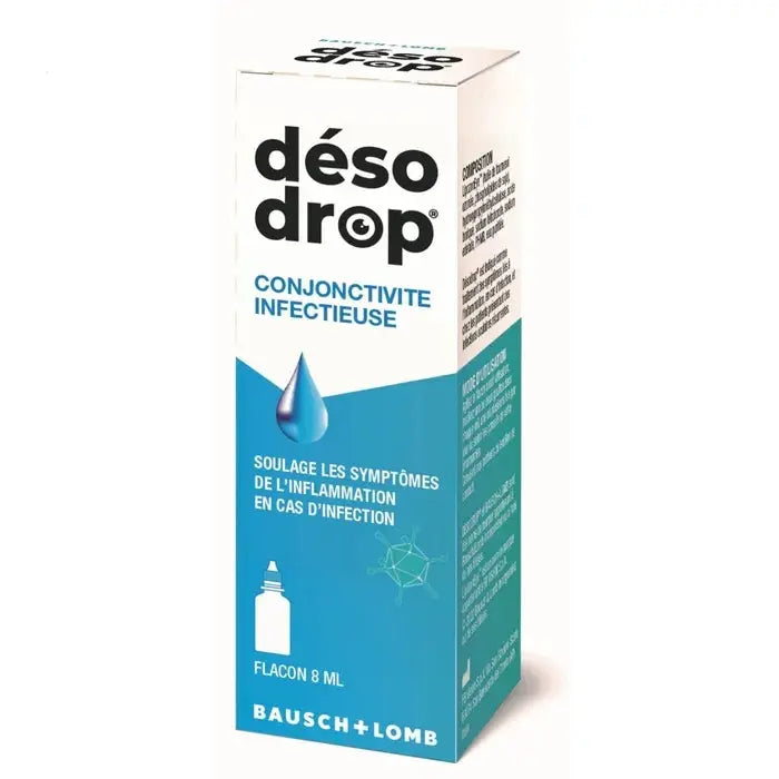 Bausch & lomb - DESO DROP - Conjonctivite Infectieuse - 8ml Lariboisière Shop
