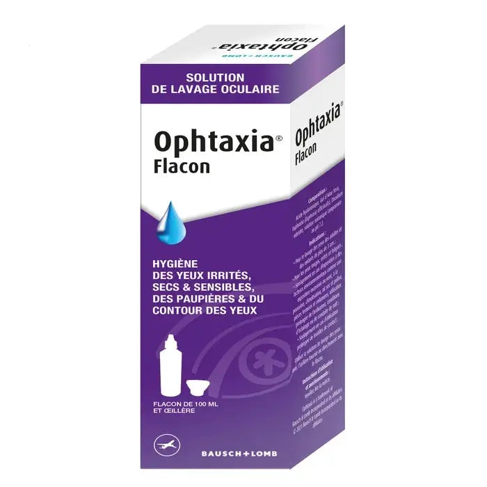 Bausch & lomb - Ophtaxia Solution de Lavage Oculaire - 100ml Lariboisière Shop